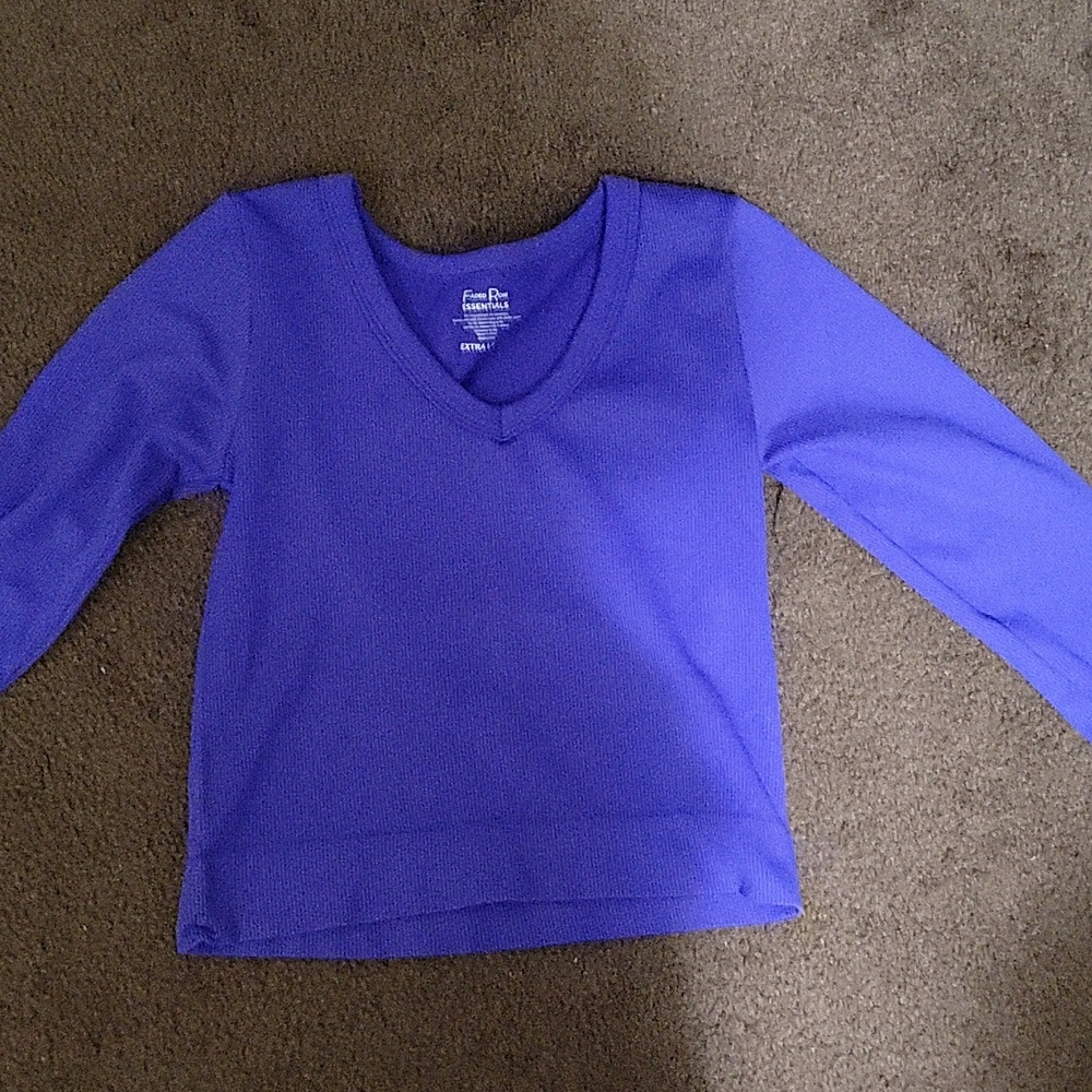Faded rose size extra large color purple